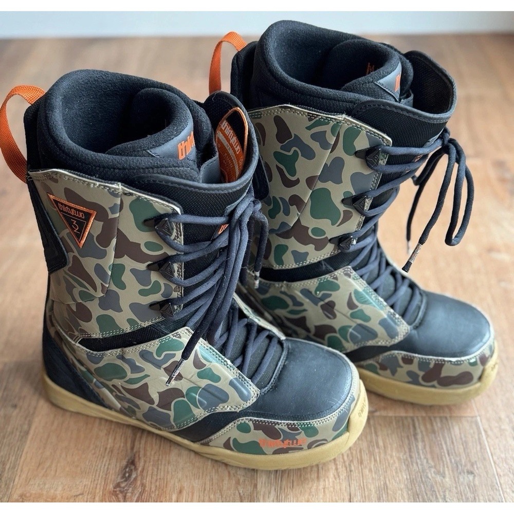ThirtyTwo Lashed Men's Snowboard Boots Sz 11.5 Camouflage Winter Sports *Read